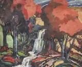 John Frederick Hunter, Eagle Rock, Oil on canvas
