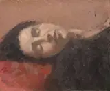 Colin Watson, Sleep, Tempura on canvas laid on board