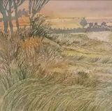 Helen Kerr, Evening Light, Batik embroidrey