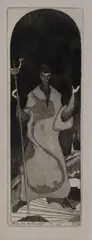 Patrick Pye, St. John, Evangelist, Etching