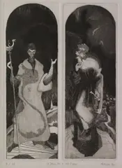 Patrick Pye, St. John And St. Peter, Etching