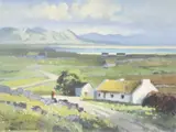 John Francis Skelton, The Twelve Pins Connemara, Oil on canvas