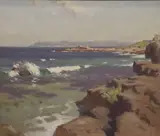 Richard Faulkner, Rathlin Head, Rathlin Island, Oil on canvas