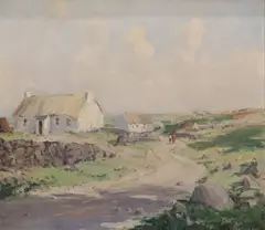 Rowland Hill, Tatched Cottages Donegal