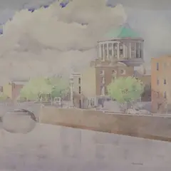 Arthur Gibney, Inns Quay, Watercolour
