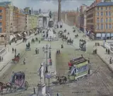 John Whyte, O'Connell Street, 1905, Oil on canvas