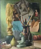 Stuart Morle, Objects Of The Artists Ii, Oil on canvas