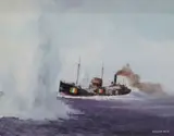 Kenneth King, The Lady Belle Of Dungarvan, Oil on board