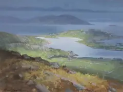 Caherdaniel Morning, Co. Kerry by John Francis Skelton, Oil on canvas, sold Feb 2026