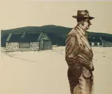 Martin Gale, King Of The Mountain, Etching
