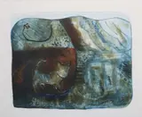 Anita Shelbourne, Cat, Etching
