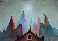 Colin Middleton, Madonnas Of The East, May, 1944, Oil on canvas
