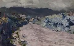 Jack Butler Yeats, Dusty Lane, Co. Kerry, (1913) Oil on board