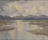 Paul Henry, Evening On The Upper Lake, Killarney, 1941 Oil on canvas