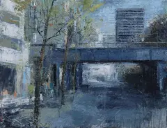 Donald Teskey, Parc Montsouris, Acrylic on paper