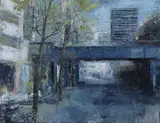 Donald Teskey, Parc Montsouris, Acrylic on paper