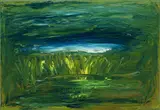 Seán McSweeney, Bogland Pool, '87, Oil on canvas