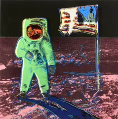 Andy Warhol, Moonwalk, 1987, Unique screenprint in colors, on Lenox Museum Board, the full sheet,