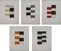 Sean Scully, Munich Mirrors (5), Acquaints and spitbite