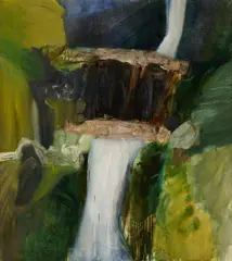 Barrie Cooke, Kerry Mountain Stream, Oil on canvas