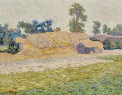 Roderic O'Conor, Breton Farmstead With Haystack, c.1892, Oil on canvas
