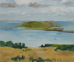 Barbara Warren, Ireland's Eye, Oil on canvas