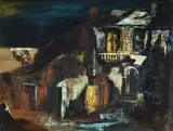 Seamus O'Colmain, Shadows, Oil on board
