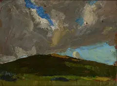 Seán O'Sullivan, Landscape, Oil on board