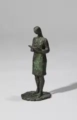 Girl Reading by Melanie Le Brocquy, Bronze, sold May 2026