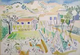 Father Jack P. Hanlon, Italian Villa, Watercolour