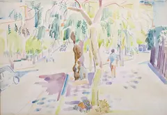 Italian Street Scene by Father Jack P. Hanlon, Watercolour, sold Mar 2026