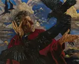 Seán Keating, Elijah And The Ravens, (1940) Oil on canvas