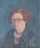 Estella Solomons, Portrait Of Nano Reid, Oil on canvas