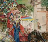 Mary Swanzy, Involvement, Oil on board
