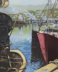 Morning Howth by Frank Hallinan Flood, Oil on board, sold Mar 2026