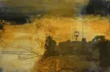 Hughie O'Donoghue, CHERBOURG (study) NO.II, Oil and photographic media on canvas
