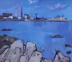 Anna Kostenko, Dun Laoghaire, Oil on canvas
