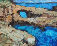 Anna Kostenko, Mallorca Cycle (Spain), Oil on canvas