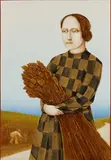 Barry Castle, Another Harvest, Oil on panel
