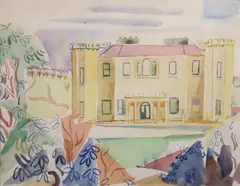 Villa by Father Jack P. Hanlon, Watercolour, sold Mar 2026