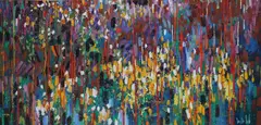 Kenneth Webb, Bog Cotton And Dirt Bank, Oil on canvas