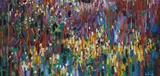 Kenneth Webb, Bog Cotton And Dirt Bank, Oil on canvas