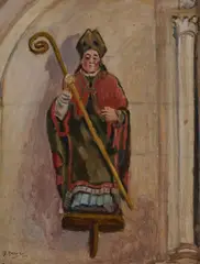 Grace Henry, St. Antoine, Oil on board