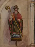 Grace Henry, St. Antoine, Oil on board