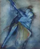Edward Augustine McGuire, The Dance, Watercolour