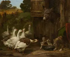 Gregor Grey, Dinner Dissenssion - A Disputed Meal, Oil on canvas
