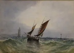 Alexander Williams, Sunset, Watercolour