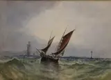 Alexander Williams, Sunset, Watercolour
