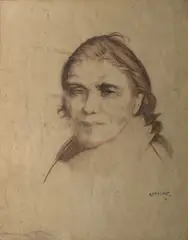 Sean Keating, Portrait Of An Aran Woman