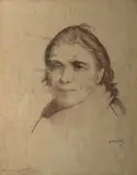 Sean Keating, Portrait Of An Aran Woman